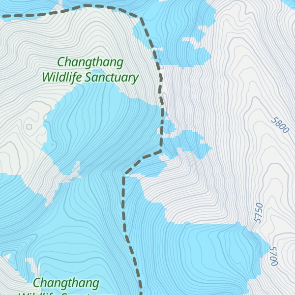 Map of Dé Dāngrì