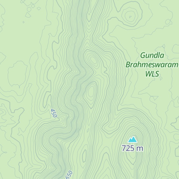 Map of Gāll Konda