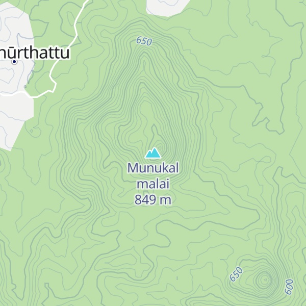 Map of Munukal malai