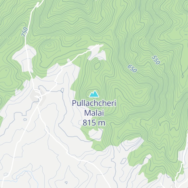 Map of Pullachcheri Malai
