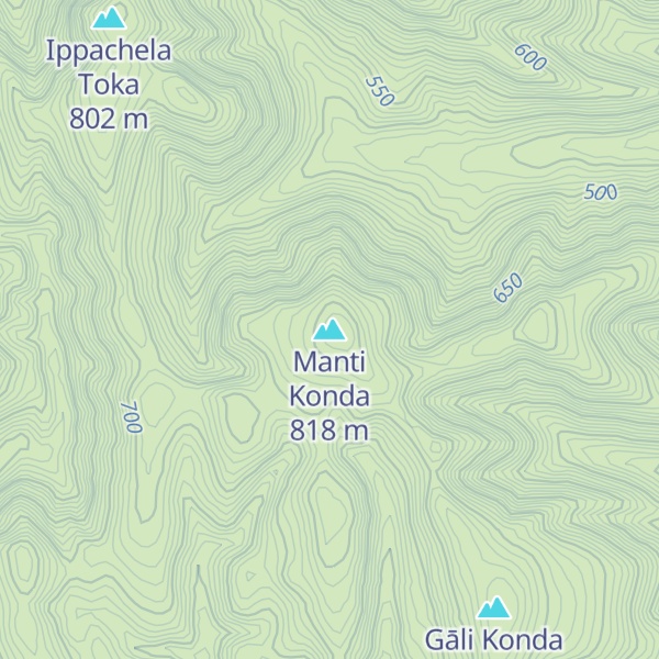 Map of Manti Konda