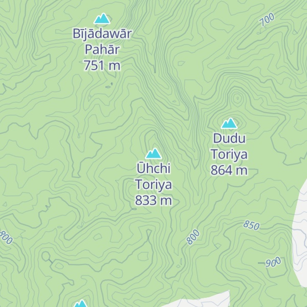 Map of Ūhchi Toriya