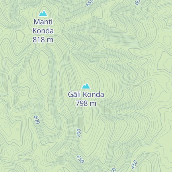 Map of Gāli Konda