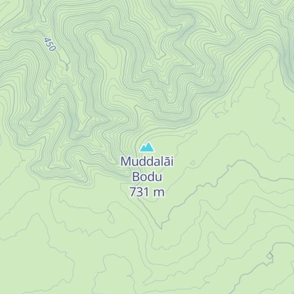 Map of Muddalāi Bodu