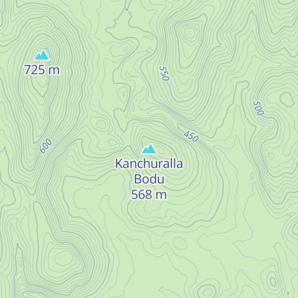 Map of Kanchuralla Bodu