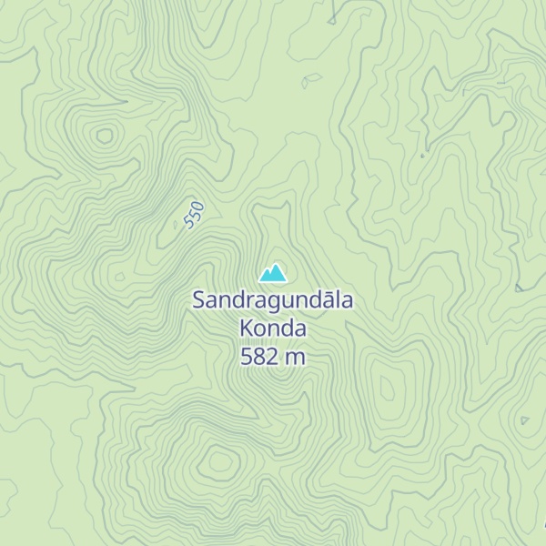 Map of Sandragundāla Konda