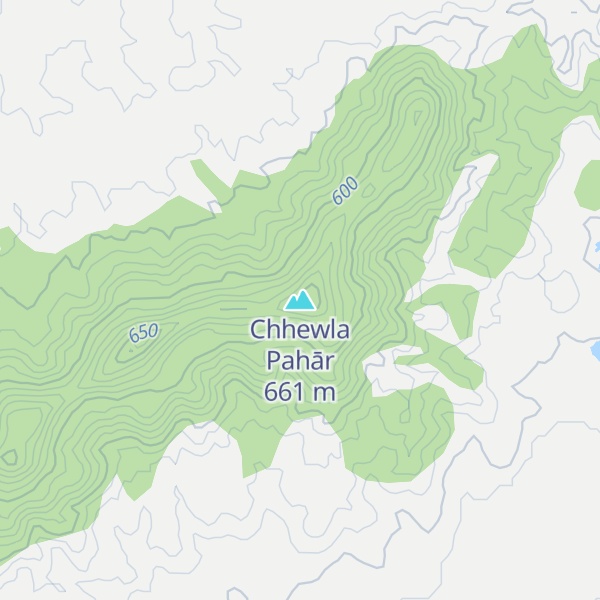 Map of Chhewla Pahār