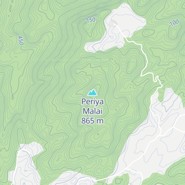 Map of Periya Malai