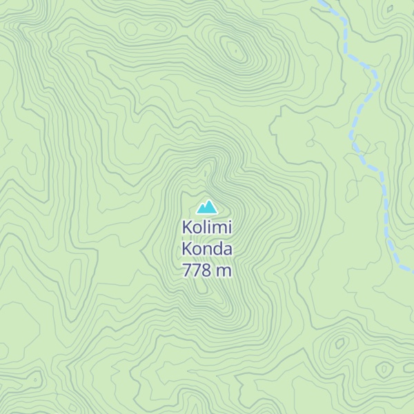 Map of Kolimi Konda