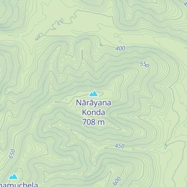 Map of Nārāyana Konda