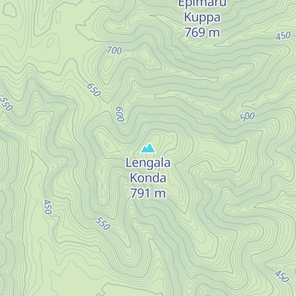 Map of Lengala Konda