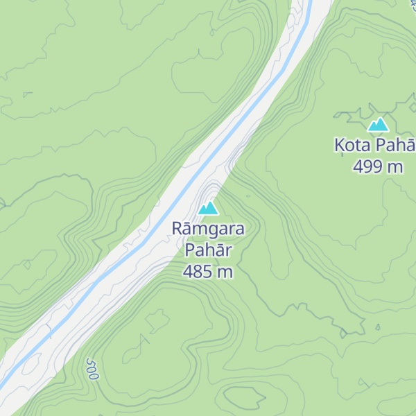 Map of Rāmgara Pahār