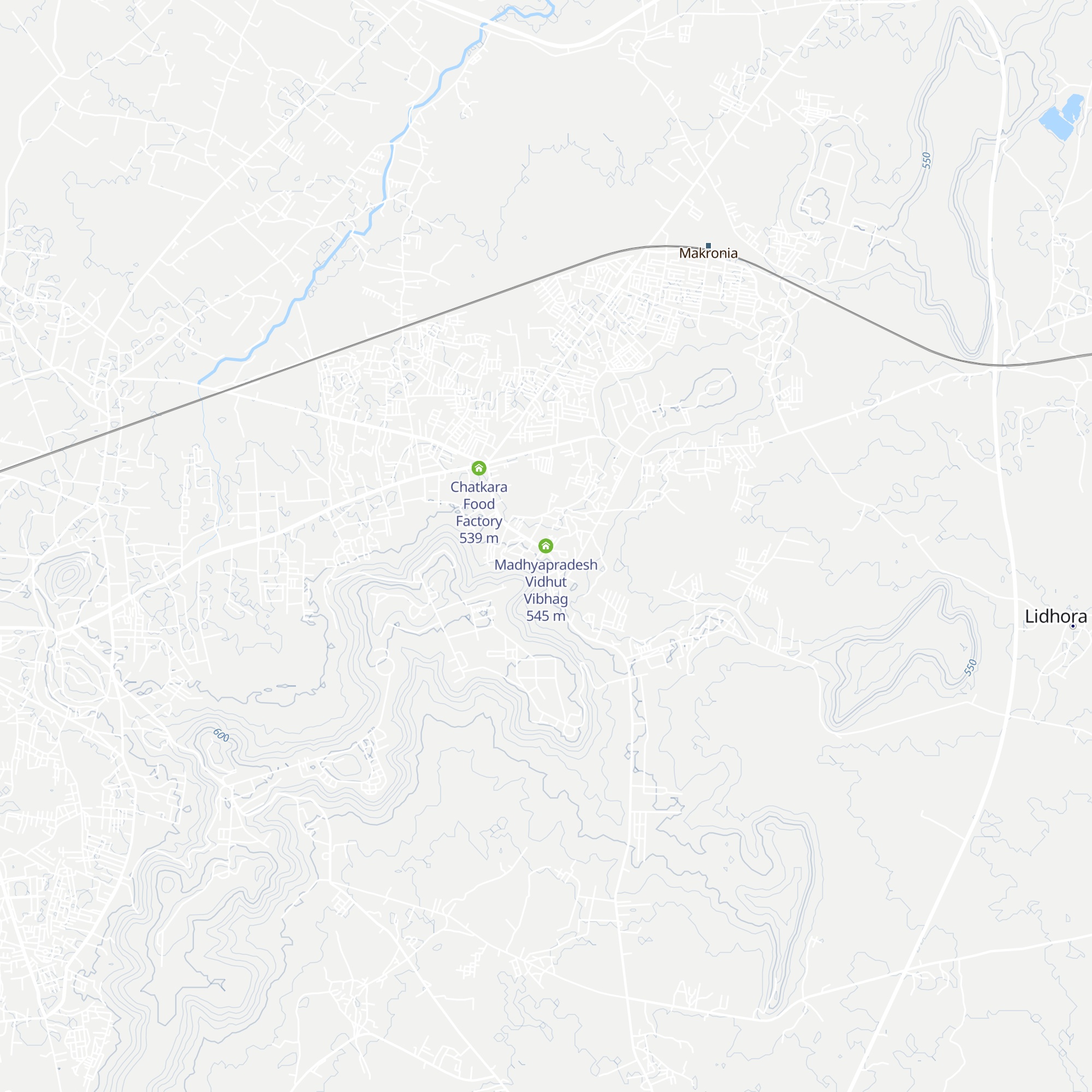 Madhyapradesh Vidhut Vibhag map
