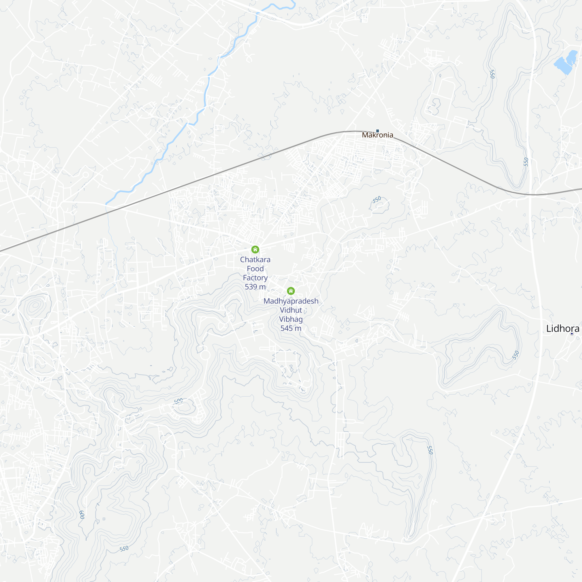 Madhyapradesh Vidhut Vibhag map