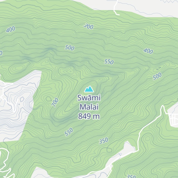 Map of Swāmi Malai