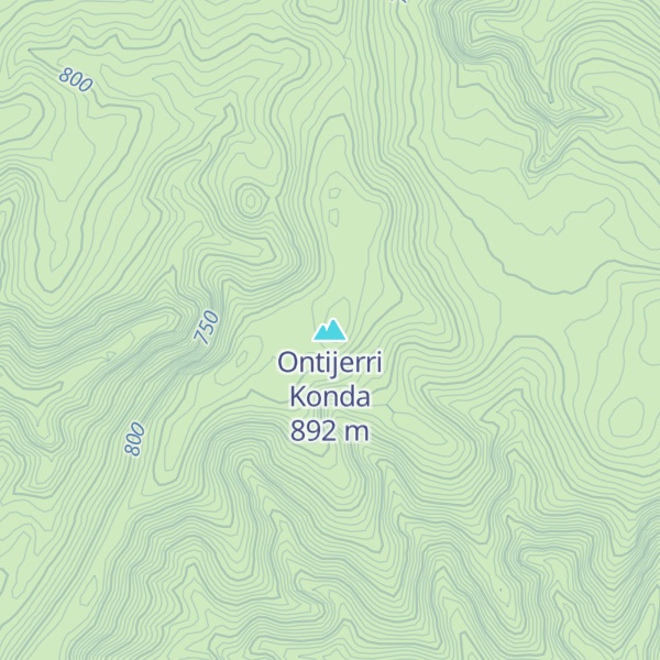 Map of Ontijerri Konda
