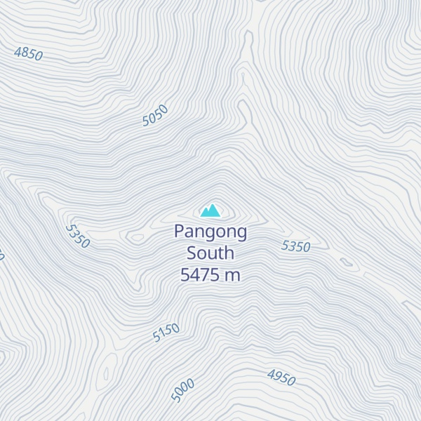 Map of Pangong South