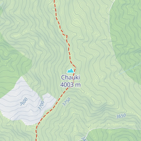 Map of Chauki
