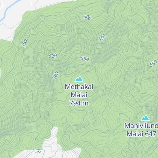 Map of Methakai Malai