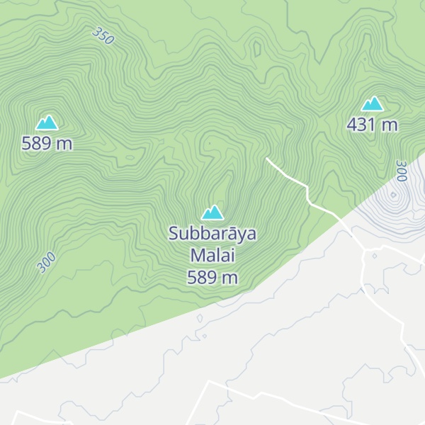 Map of Subbarāya Malai