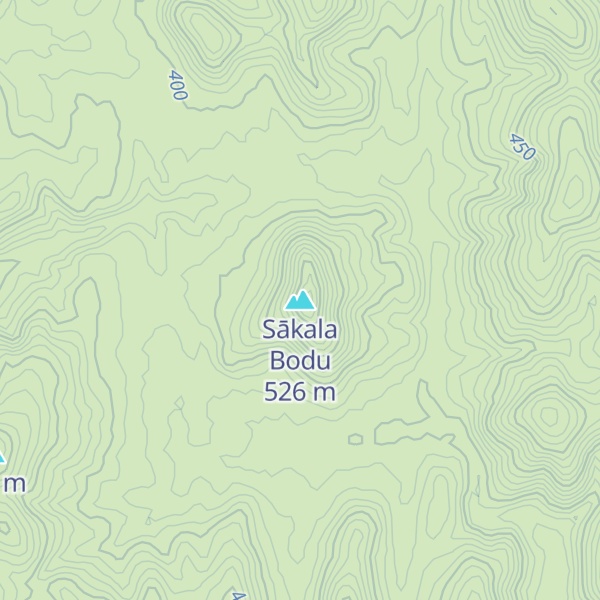 Map of Sākala Bodu