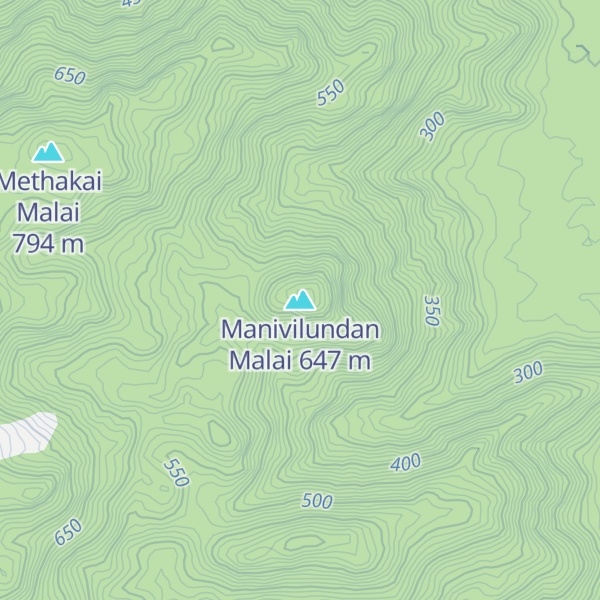 Map of Manivilundan Malai