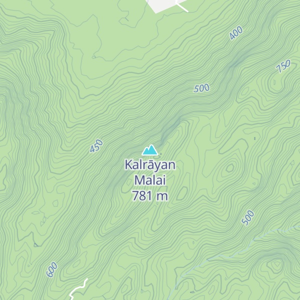 Map of Kalrāyan Malai