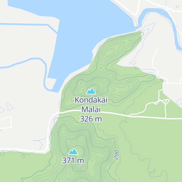 Map of Kondakai Malai