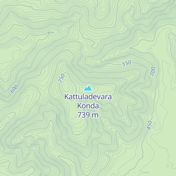 Map of Kattuladevara Konda