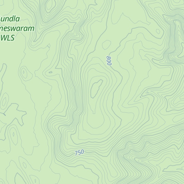 Map of Potti Konda