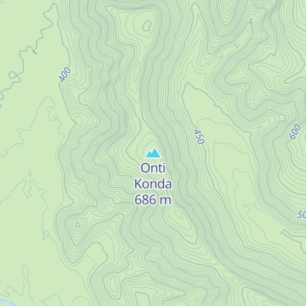 Map of Onti Konda