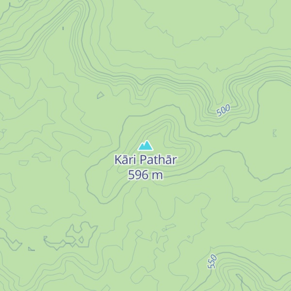 Map of Kāri Pathār