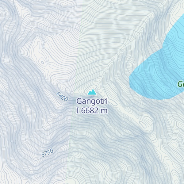 Map of Gangotri I