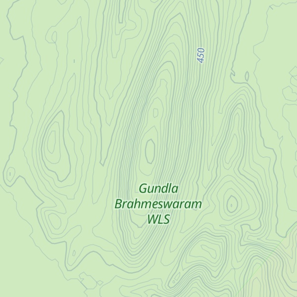 Map of Gundla Konda