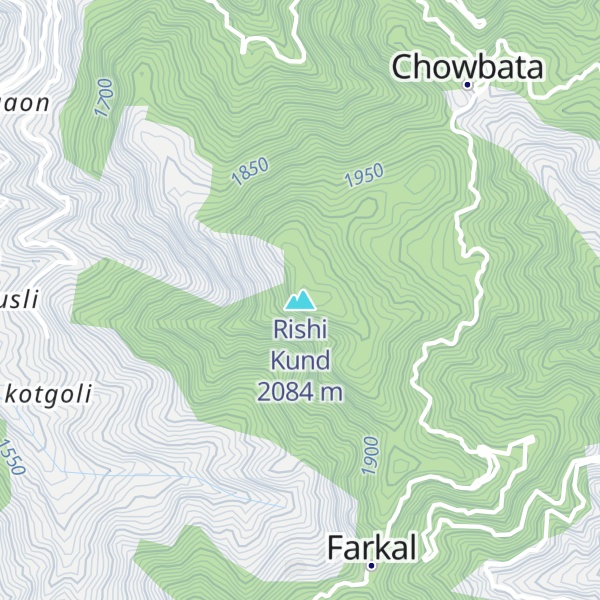 Map of Rishi Kund