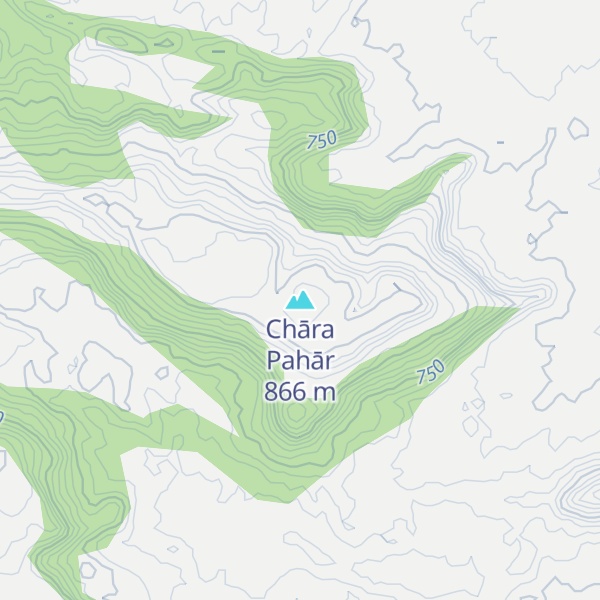 Map of Chāra Pahār