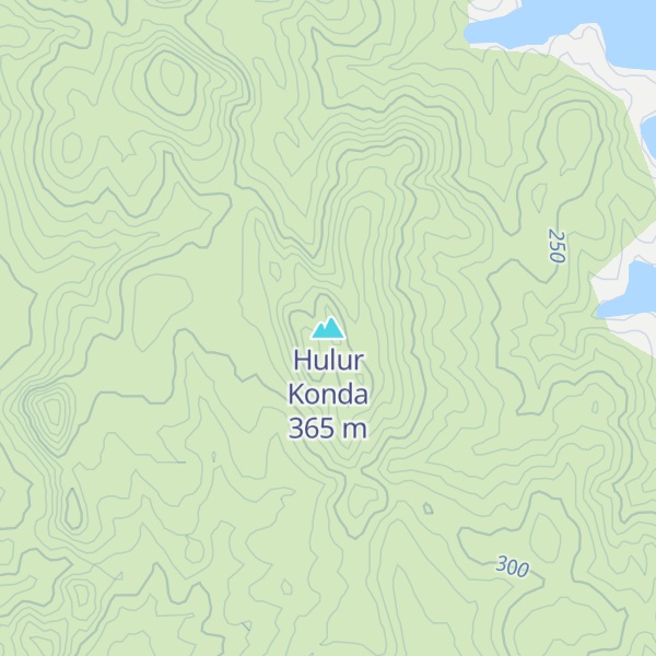 Map of Hulur Konda