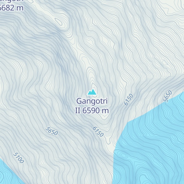 Map of Gangotri II