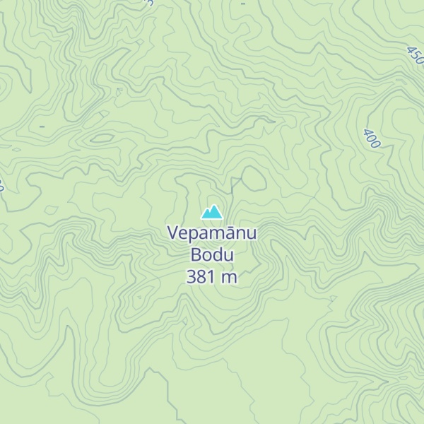 Map of Vepamānu Bodu