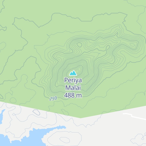 Map of Periya Malai