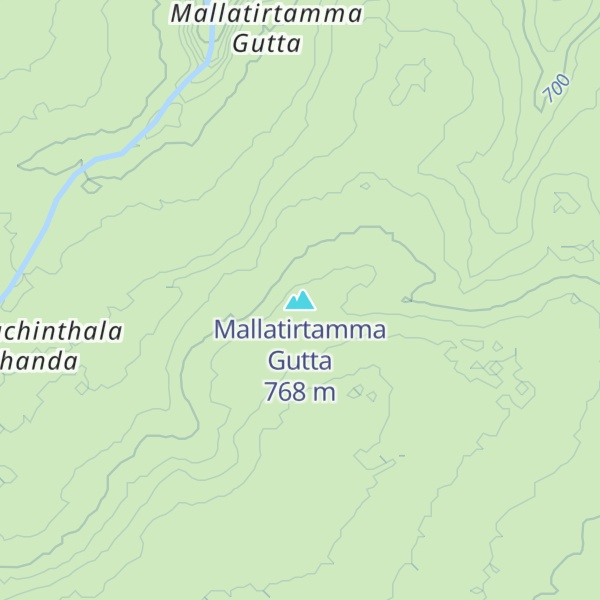 Map of Mallatirtamma Gutta