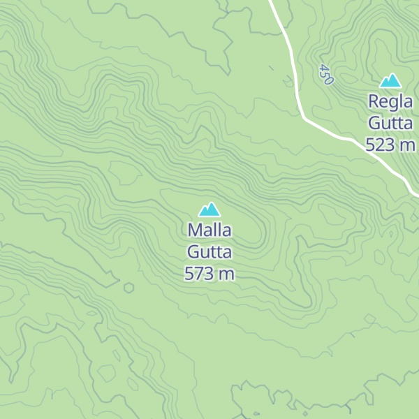 Map of Malla Gutta