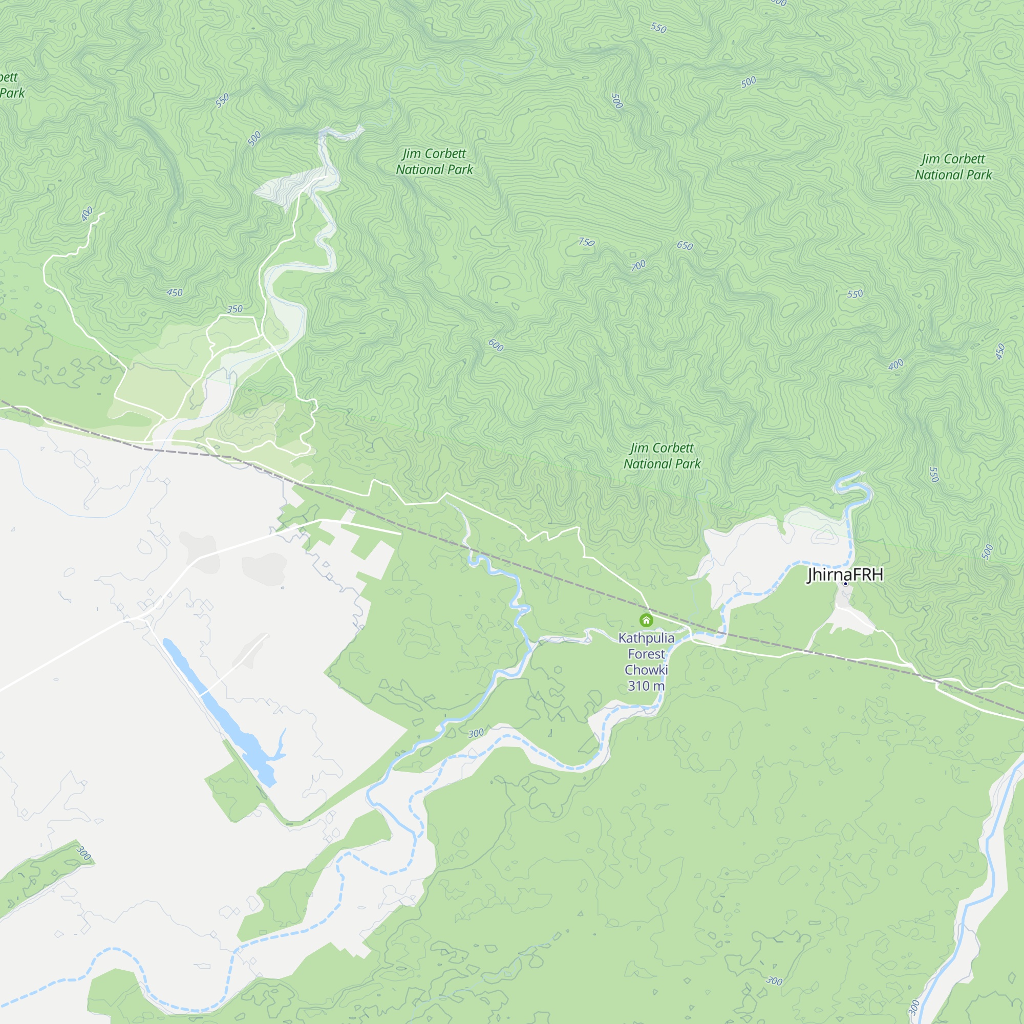 Forest Chowki map