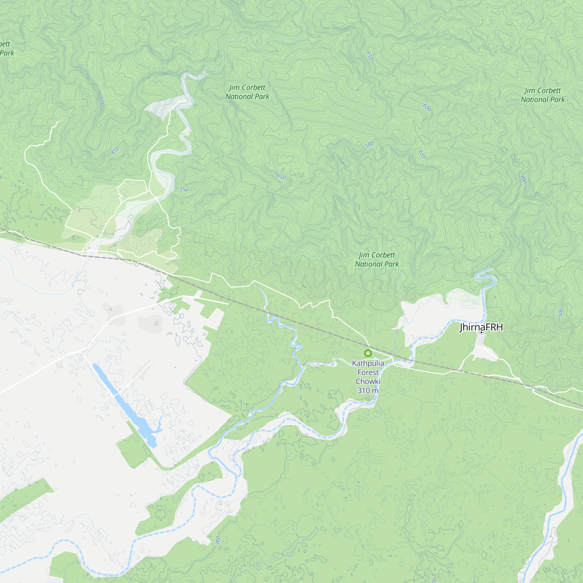 Forest Chowki map