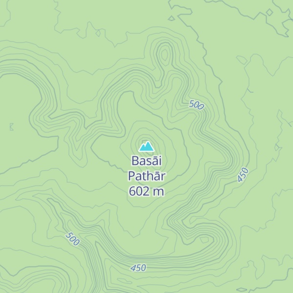 Map of Basāi Pathār
