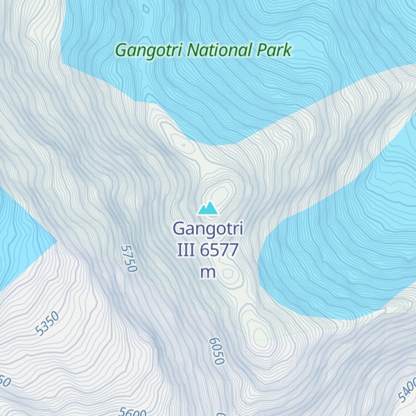 Map of Gangotri III