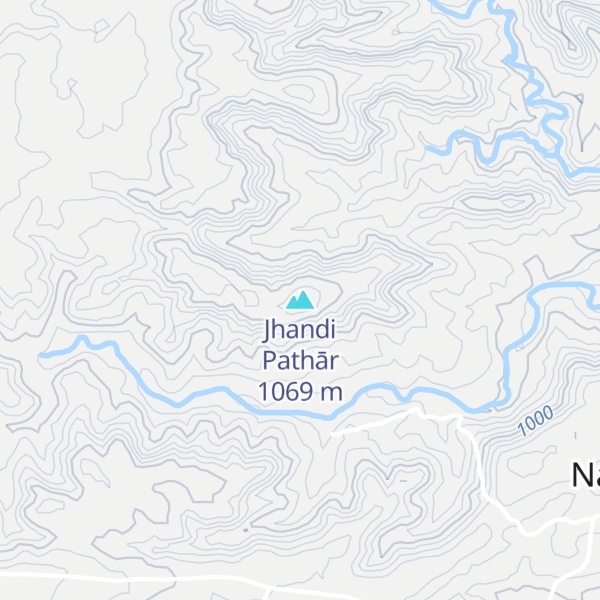 Map of Jhandi Pathār