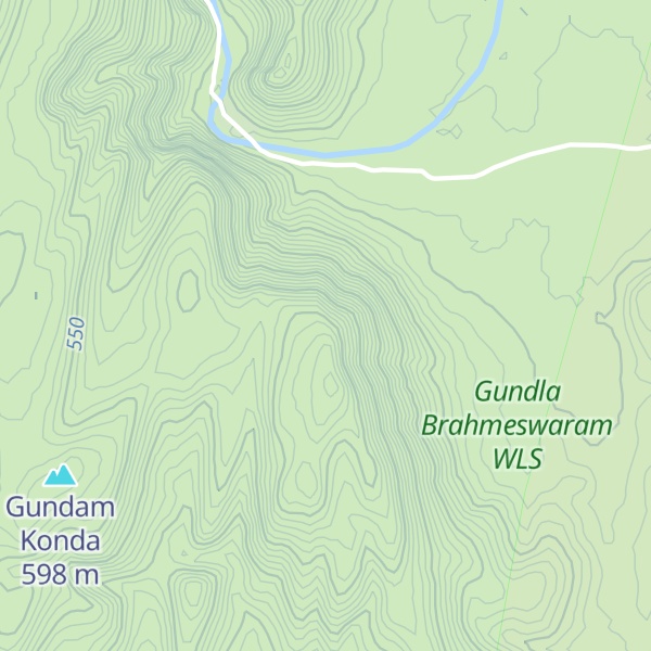 Map of Gaddam Konda
