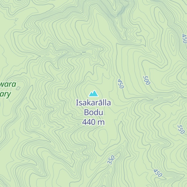 Map of Isakarālla Bodu