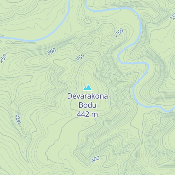 Map of Devarakona Bodu